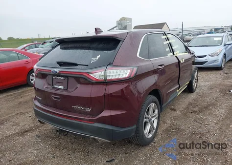 2017 Ford Edge Titanium z USA, uszkodzony, nr VIN 2FMPK4K86HBC28769